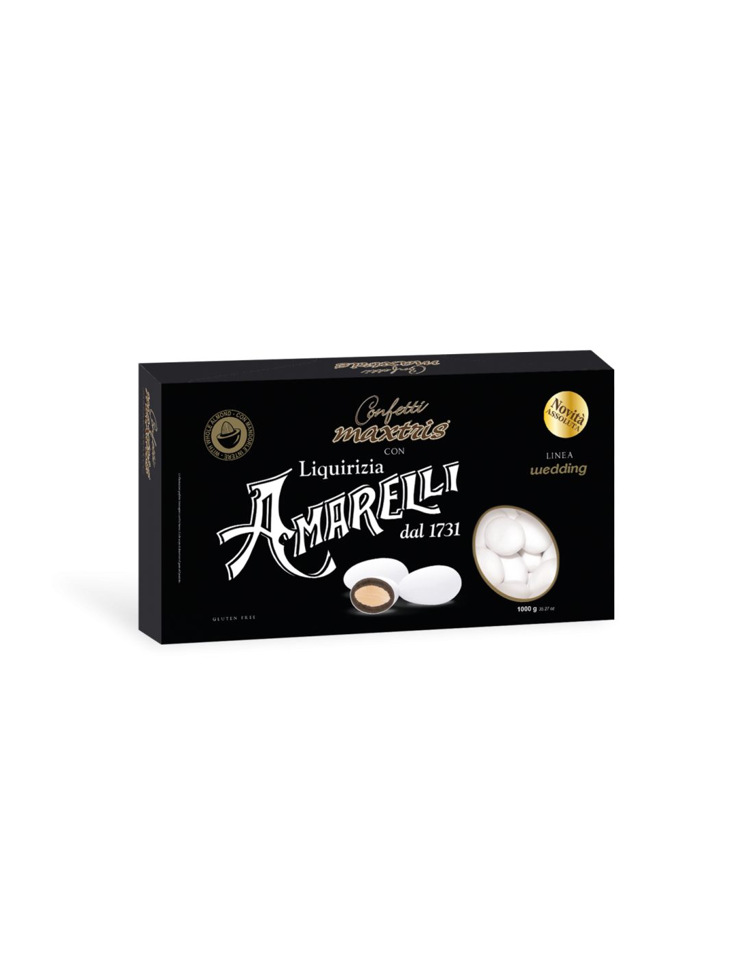 Maxtris Amarelli Confettis Chocolat Noir 1 Kg