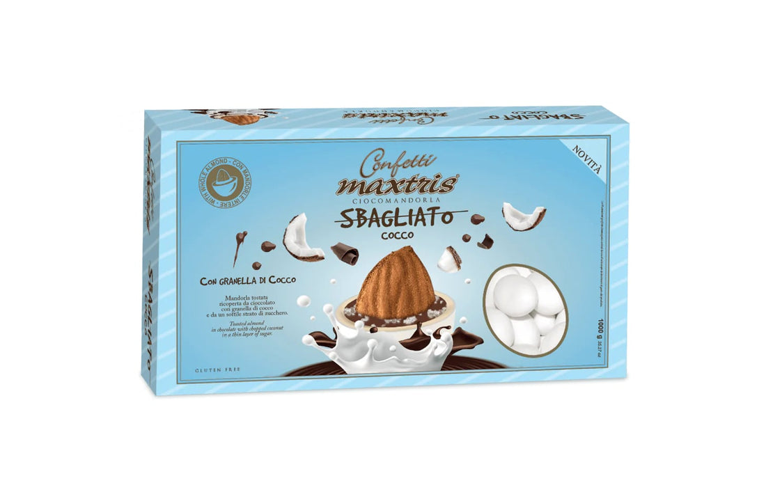 Maxtris Dragées Sbagliato Noix de Coco 1 Kg