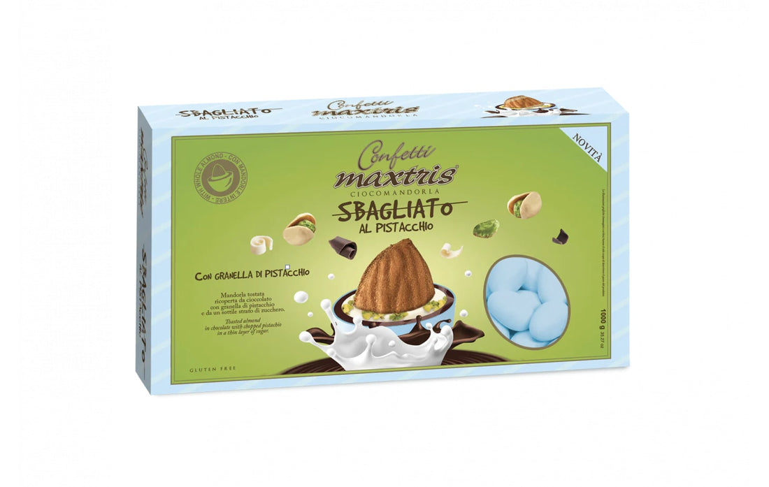 Maxtris Dragées Sbagliato à la Pistache Bleue 1 Kg