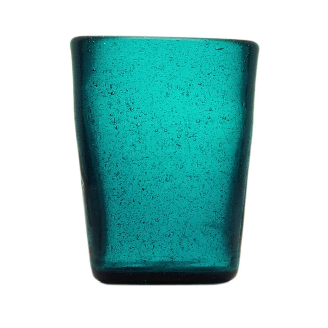 Zani Serafino Gobelet à eau Tumbler Petrol en pâte de verre