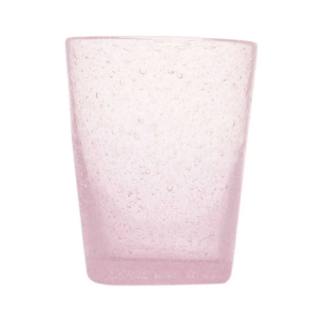 Zani Serafino Gobelet à eau rose en pâte de verre