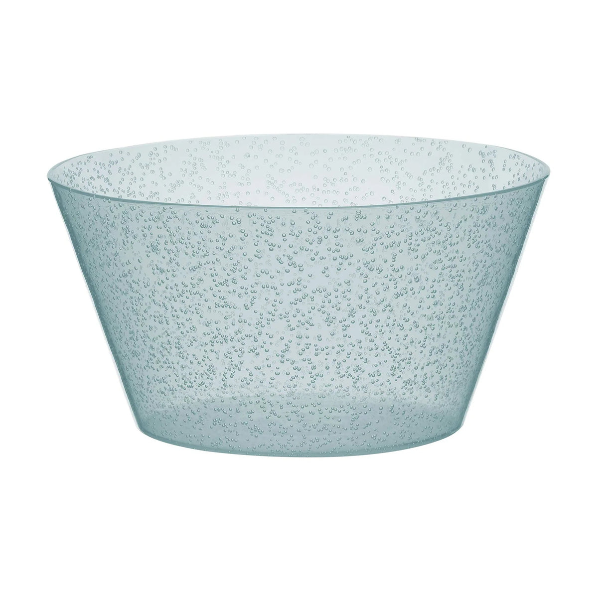 Zani Serafino Saladier Centre de Table Synth Bowl en Méthacrylate Bleu Clair