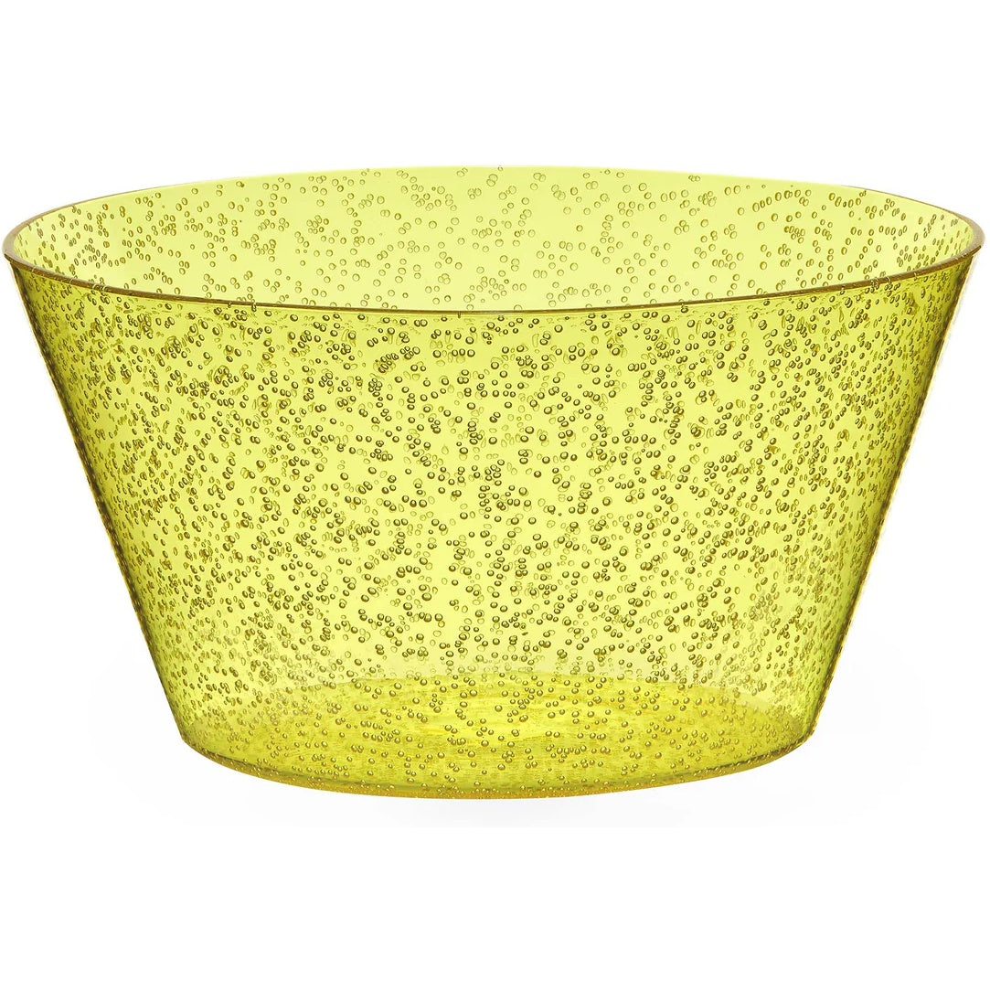 Zani Serafino Saladier Memento Synth Bowl Couleur Jaune Transparent