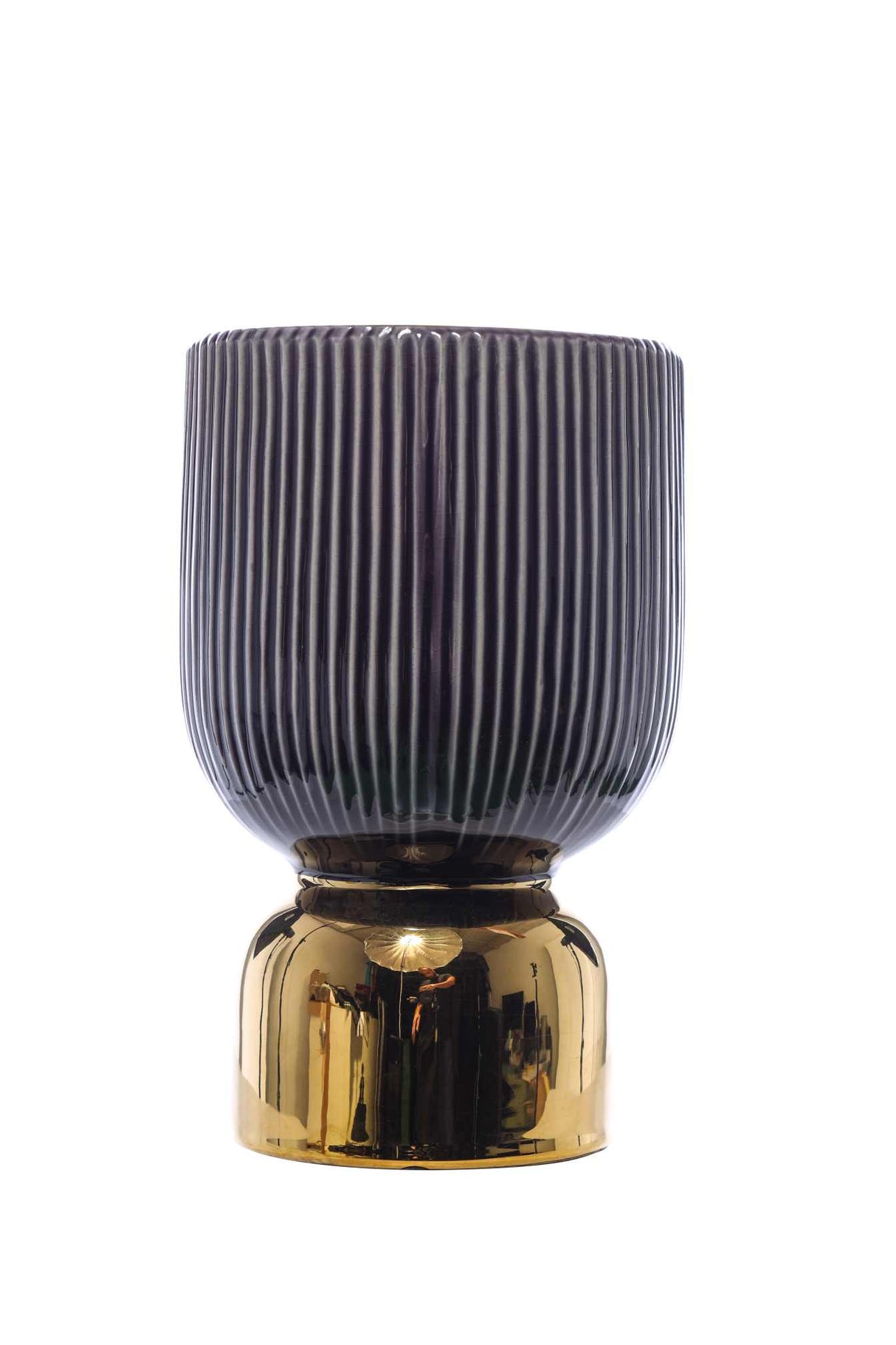 Vase en céramique ARPIMEX 16 x 16 x 27 cm Violet