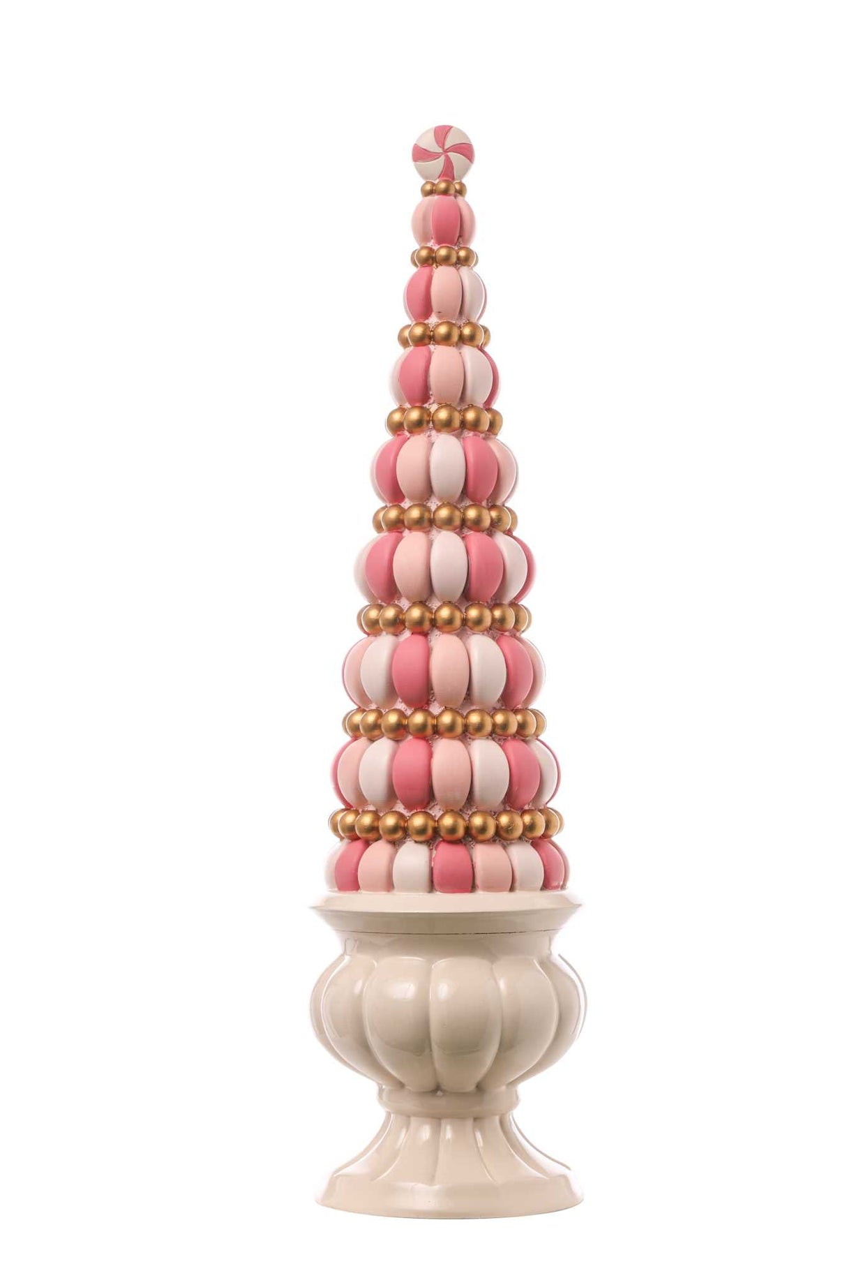 Sapin de Noël ARPIMEX Candy Christmas Merry Christmas 14 x 14 x 53 cm Rose
