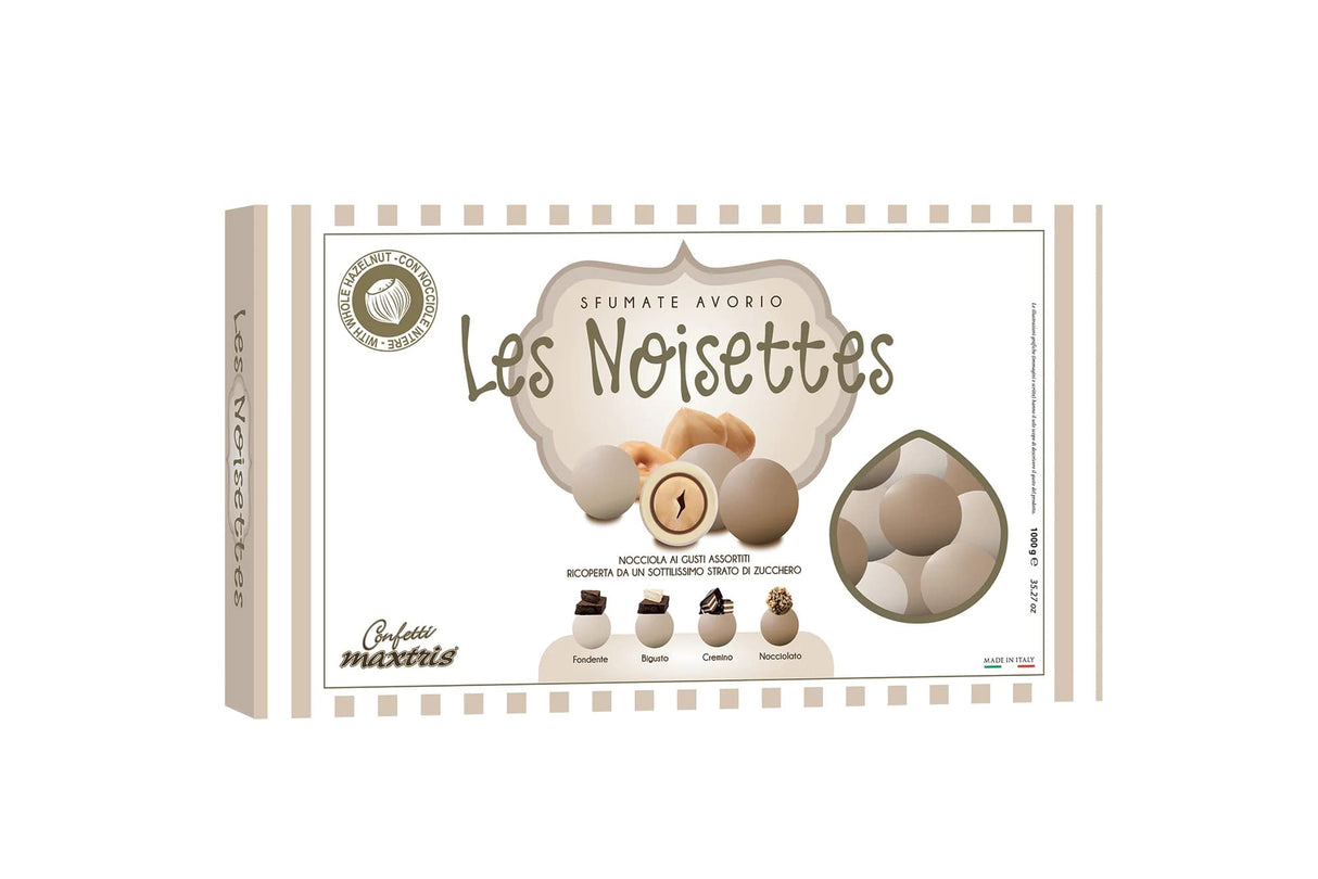 Maxtris Confetti Cioconocciola Les Noisette Shaded Ivoire 1 Kg