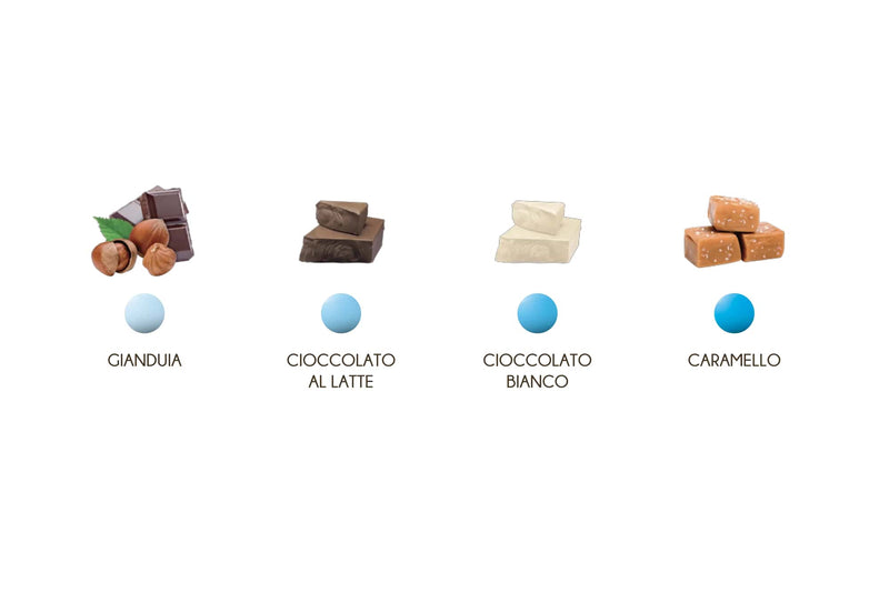 Maxtris Confetti Cioconocciola Les Noisette Bleu Nuancé 1 Kg