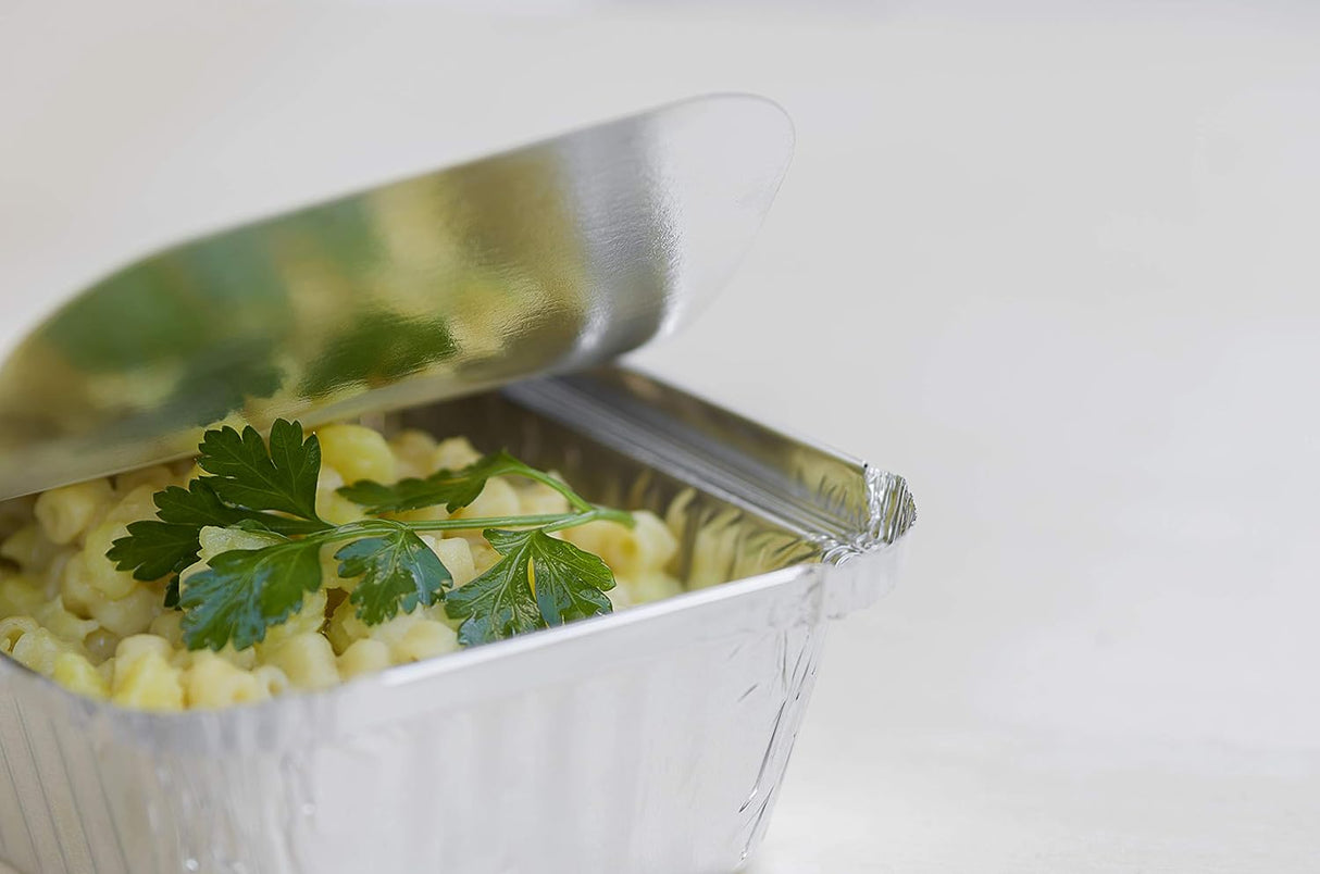 Contital Aluminum Container 1 Portion 145 x 120 Mm H 40 Mm 100 Pcs