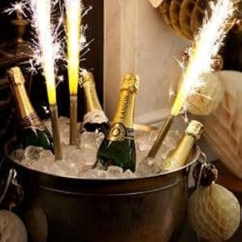 Bougies fontaines Arollaio Magic Flambe, 3 pièces