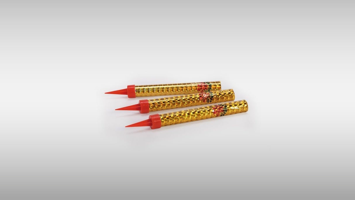 The Arollaio Magic Flambe Fountain Candles 3 Pcs