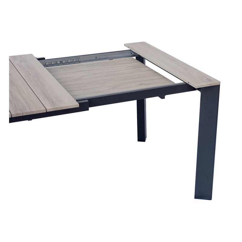 Moia Greenwood Arenzano Extensible Anthracite Effet Bois 211/276 cm