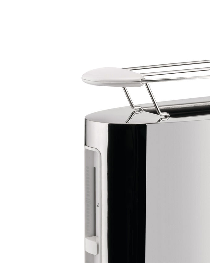 Alessi Grille-pain avec grille chauffe-viennoiseries Blanc