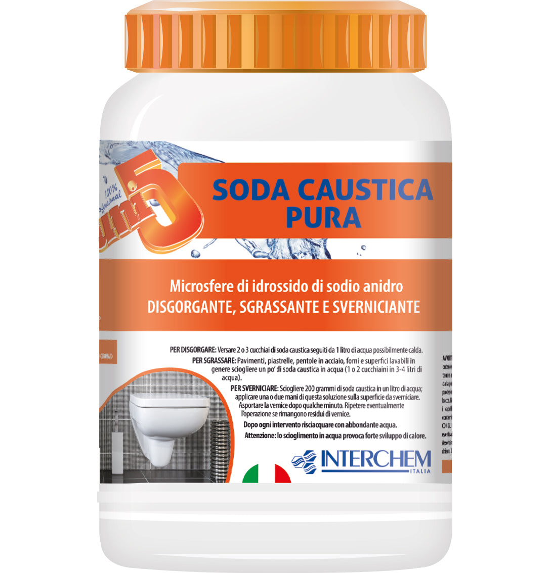 interchem italia interchem italia uni5 soda caustica pura in microsfere 1 kg ean 8007134600016