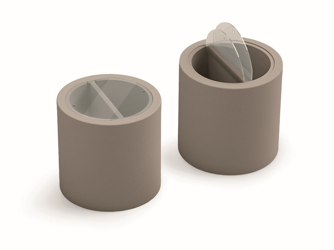 Table de fête Veca Spa Blok cylindrique D 55 cm Ambre