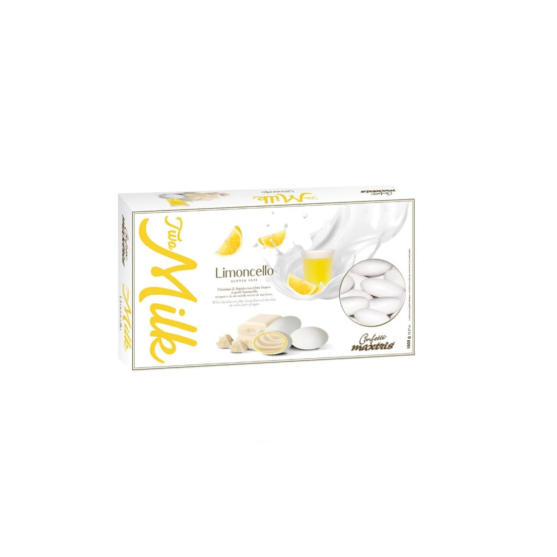 Maxtris Dragées Two Milk Limoncello 1 kg