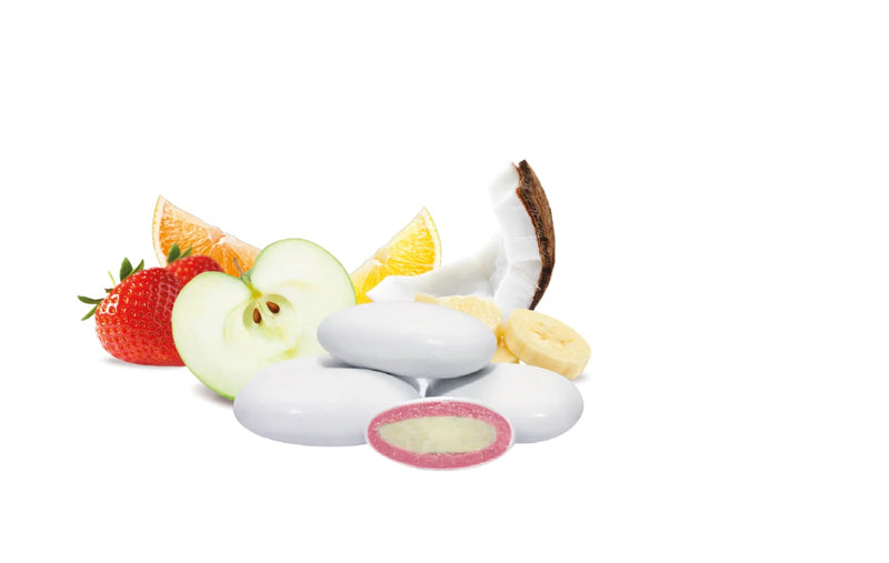 Maxtris Dragées Mélange de deux laits Fruits Blanc 1 kg