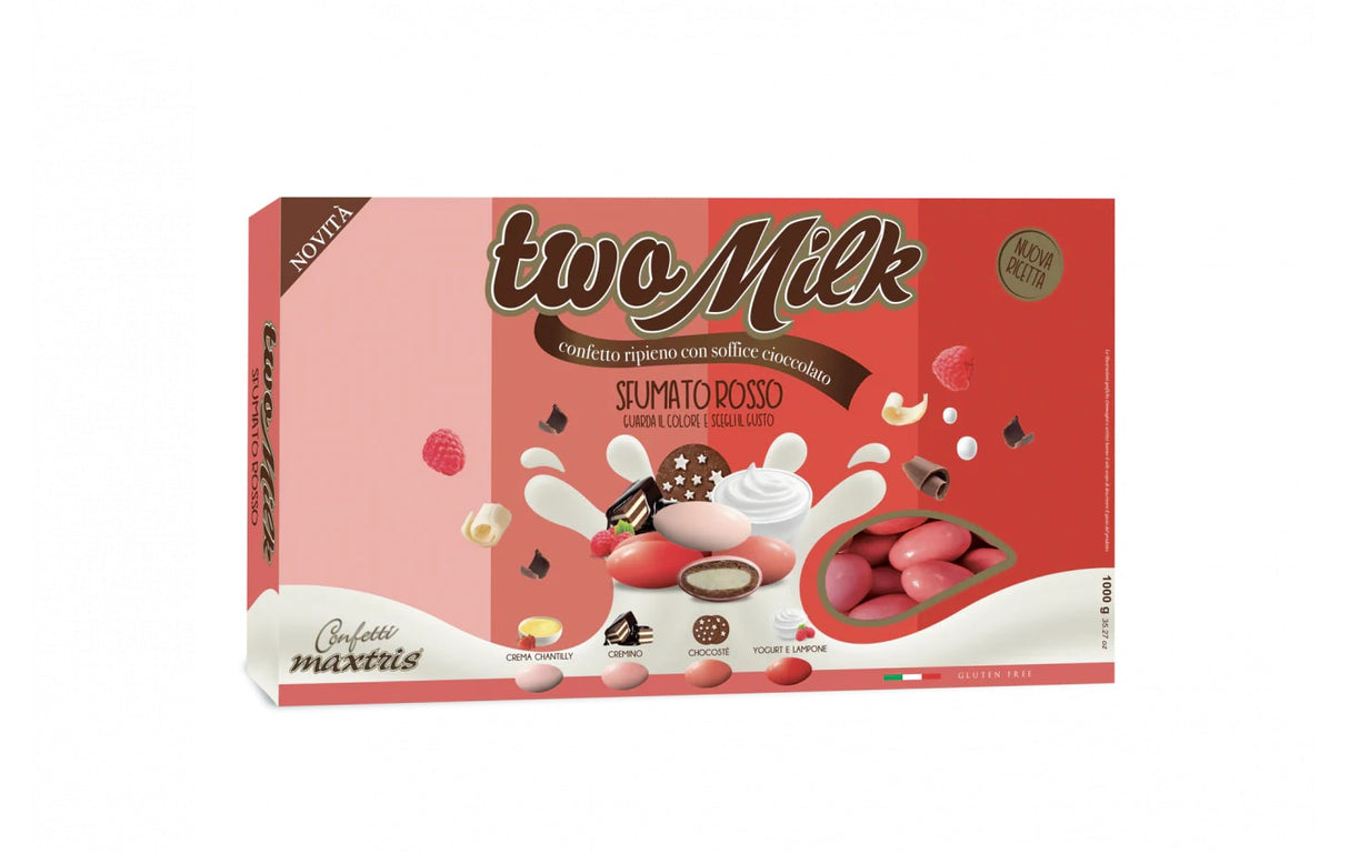 Maxtris Confetti Two Milk Nuance Rouge 1 Kg