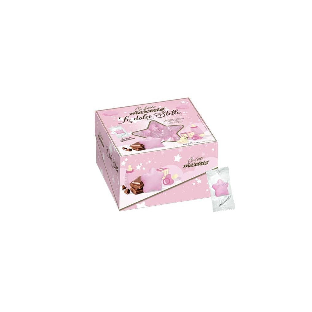 Maxtris Dragées Sweet Stars Rose 500gr