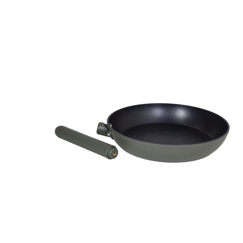 Tognana Batteria di Pentole 11 Pezzi Modulo Military Green in Alluminio Beige – Set Pentole e Casseruole per la Cucina