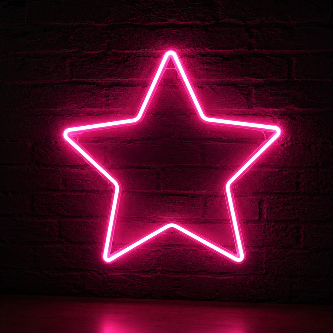 Étoile de Noël double face EDG Enzo De Gasperi NeonLed D 60 cm 240 LED Rose