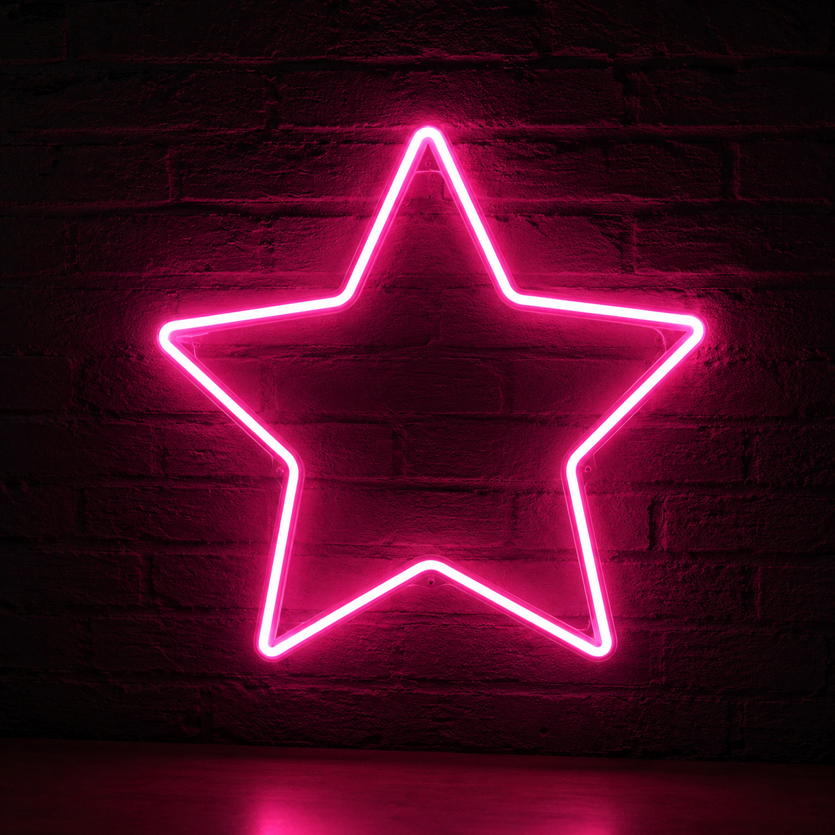 Étoile de Noël double face EDG Enzo De Gasperi NeonLed D 60 cm 240 LED Rose