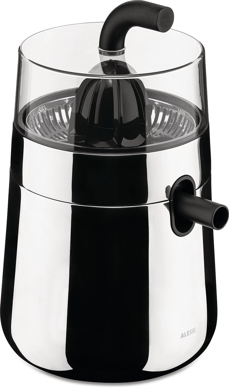 Alessi Toru Presse-agrumes électrique noir en acier inoxydable et résine thermoplastique