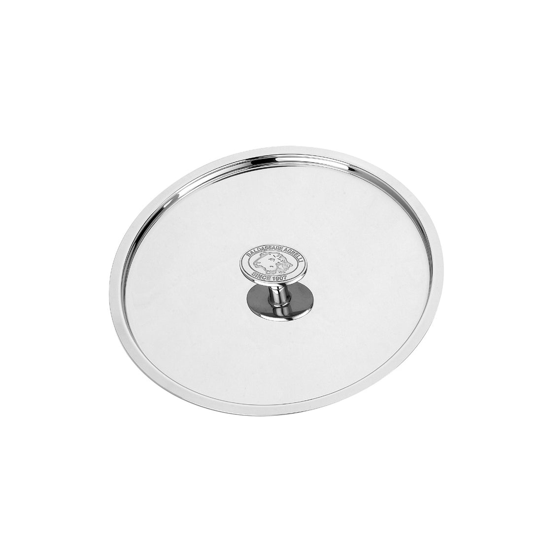 AGNELLI Couvercle Aluinox 3ply D 20 cm Acier Inoxydable avec Bouton