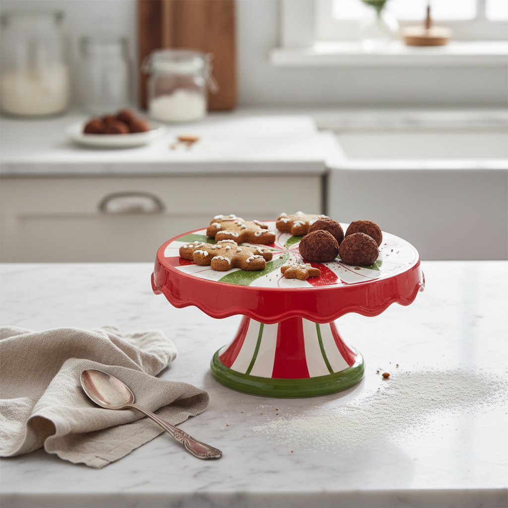 Alzata Natale cucina marmo