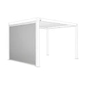 Moia Greenwood Self-rolling Blackout Awning for Pergola in Textilene 3m White