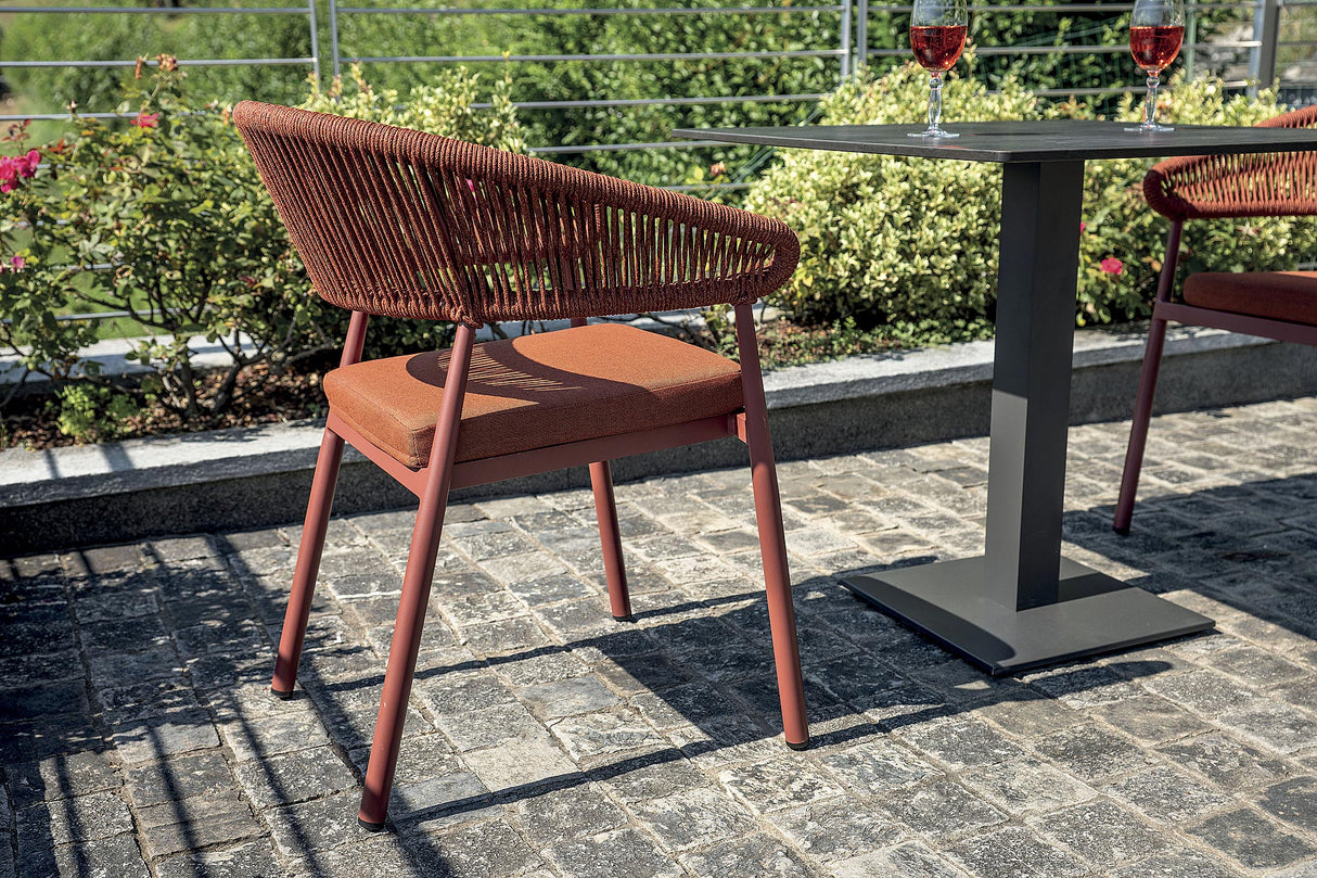 Base plate Moia Greenwood en acier peint en noir