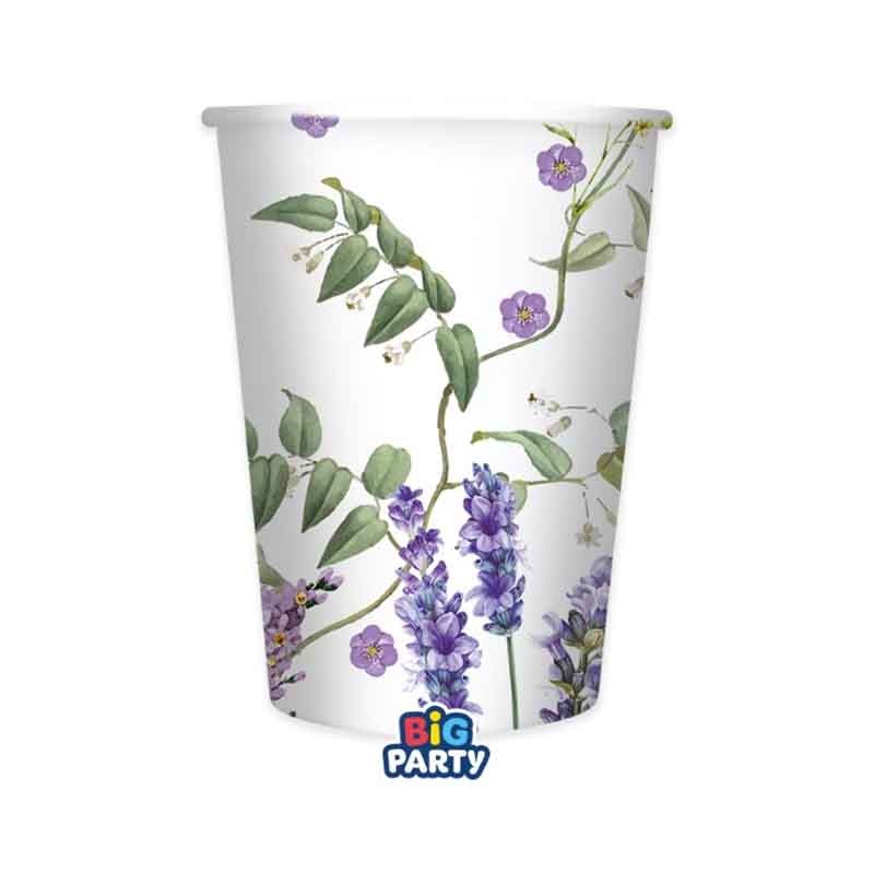 Big Party 6 Bicchieri cc.250 Flowers Garden