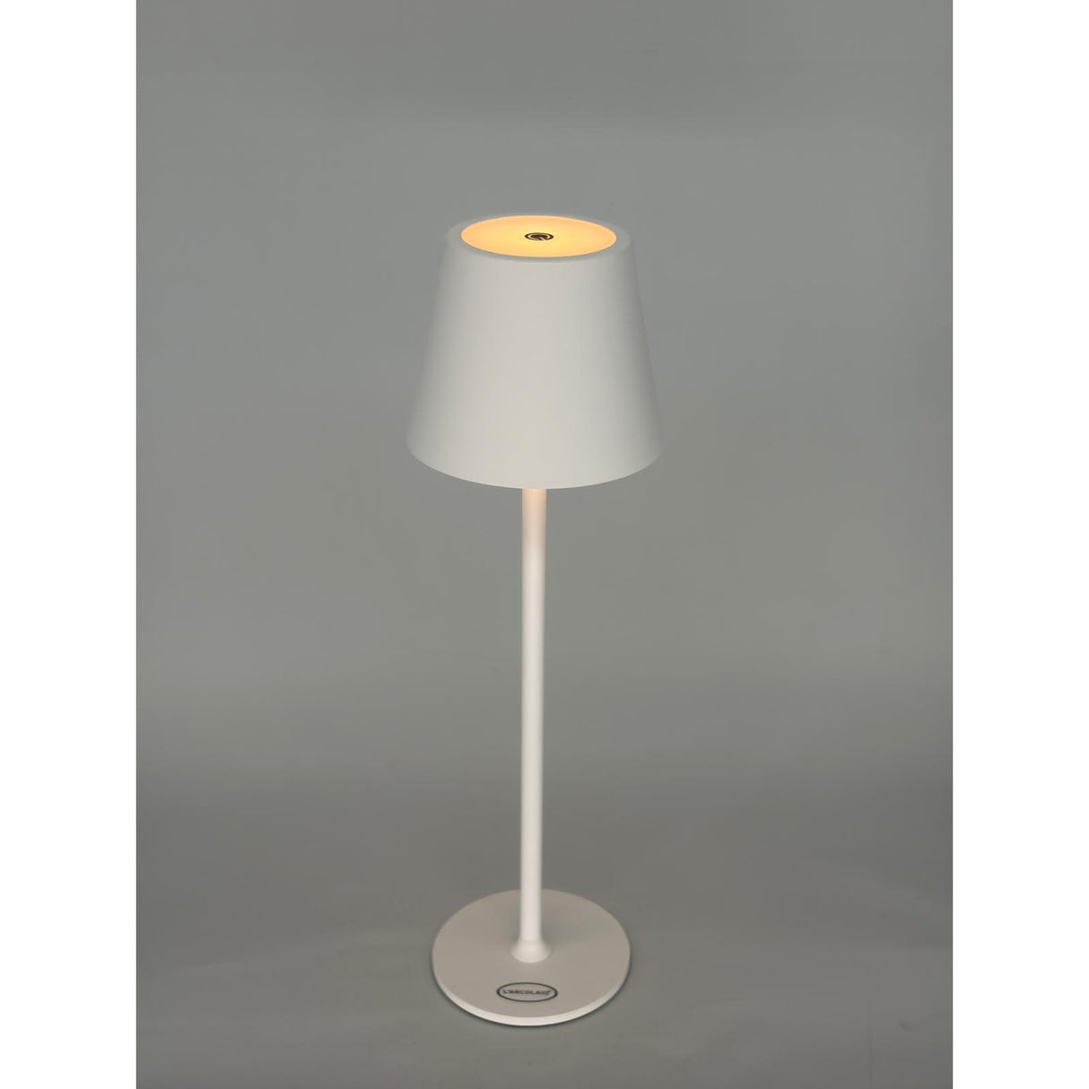 L'Arcolaio Lampe LED Tactile Rechargeable H 38 Cm 10 x 10 Cm IP54 Round Pro Blanc