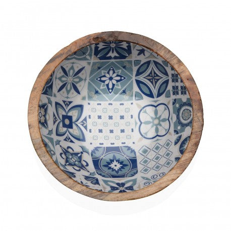 Verse Grand Bol Azurite 30cm Diam.