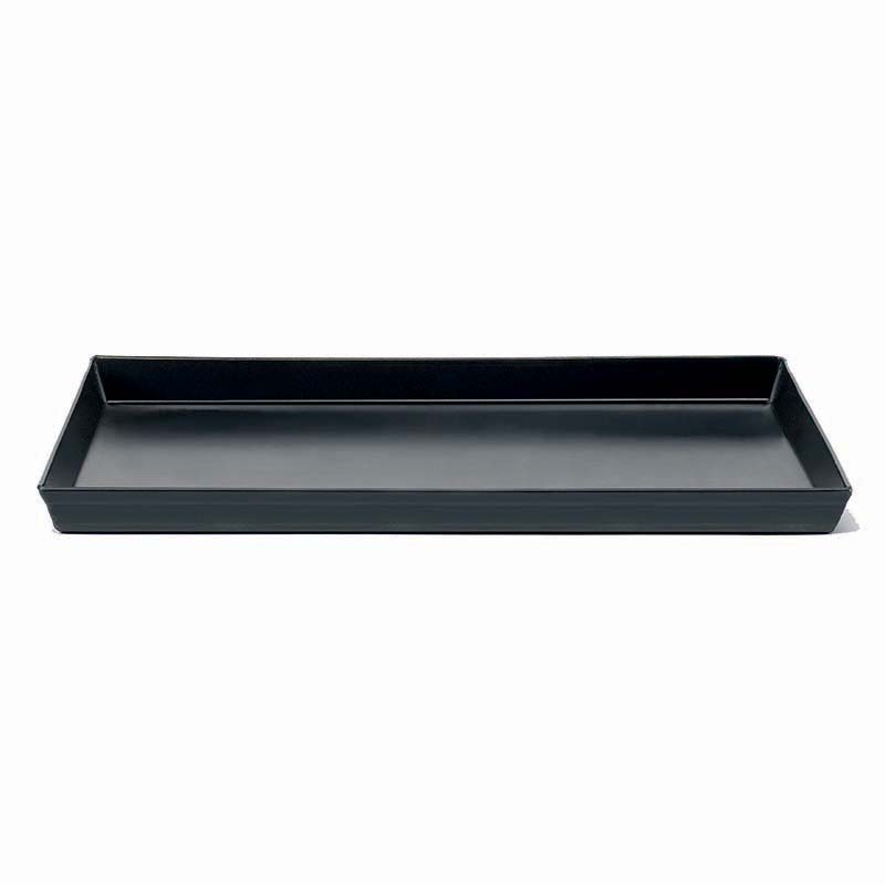 AGNELLI Plaque de cuisson rectangulaire en tôle bleue 60x40x3 cm