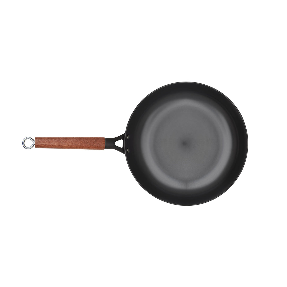 Zani Serafino Poêle 5 Padel en Fer D 24 Cm avec Manche en Bois