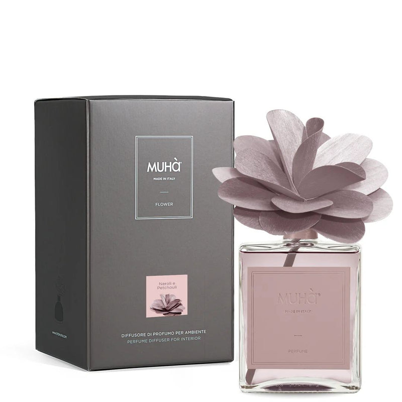 Muhà Diffuseur de Parfum Fleur Camélia Néroli et Patchouli 500 ml