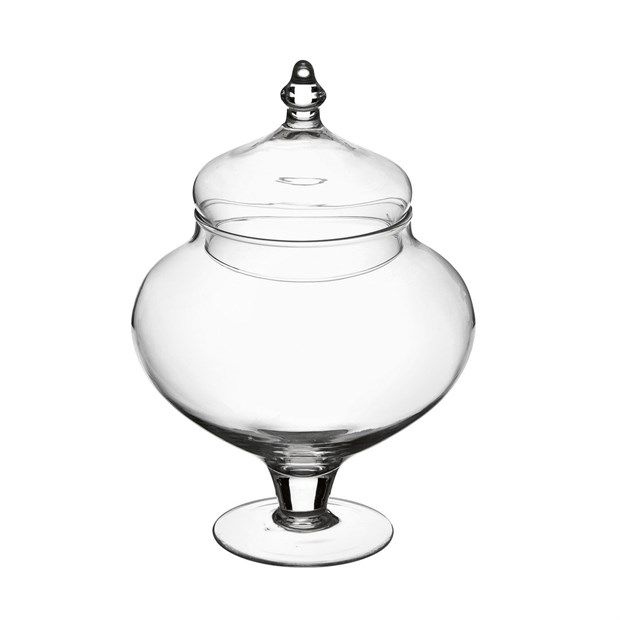 a l e import a l e import bomboniera portaconfetti vetro h 260 mm d 180 mm trasparente ean 8033378451510