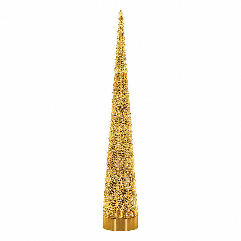 ad trend ad trend albero di natale in ferro e pe oro con 2 400 led h 280 cm ean 8057586112155