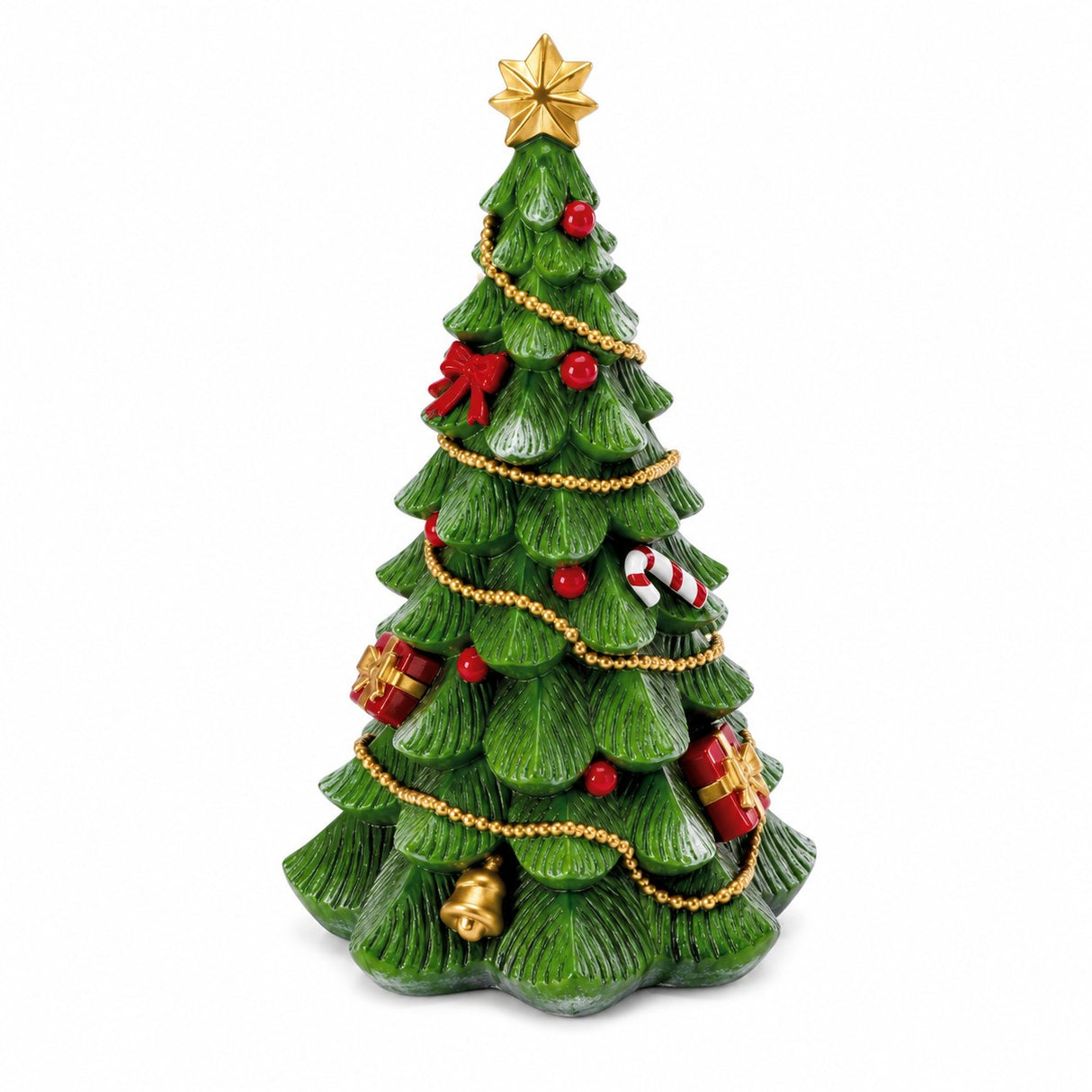 ad trend ad trend albero natalizio decorativo in resina d 16 cm h 345 cm ass 1 pz ean 8057586198692