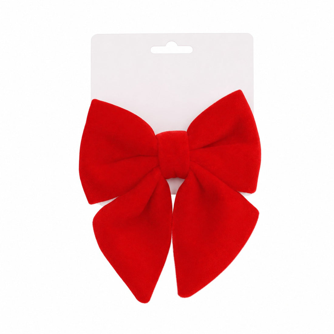 ad trend ad trend fiocco natalizio in velluto 13x15 cm plastica rosso ean 8057586239500