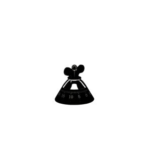 alessi alessi kitchen timer contaminuti nero timer da cucina meccanico pratico e preciso ean 8003299957910