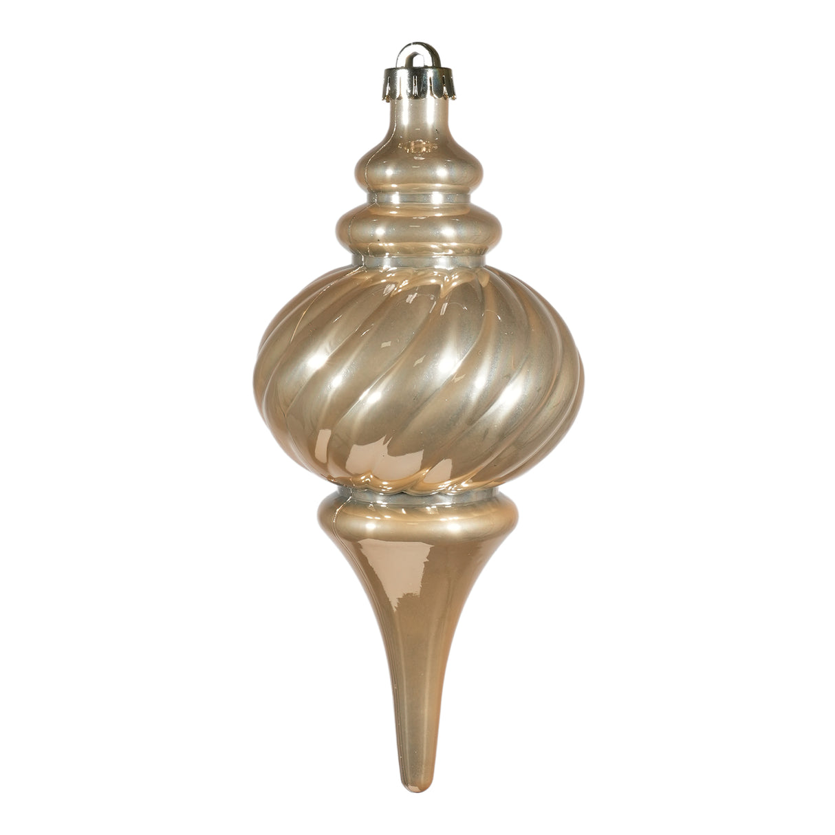 arpimex arpimex ornamento di natale a spirale appuntito 115 x 265 cm plastica beige ean 8018318537233