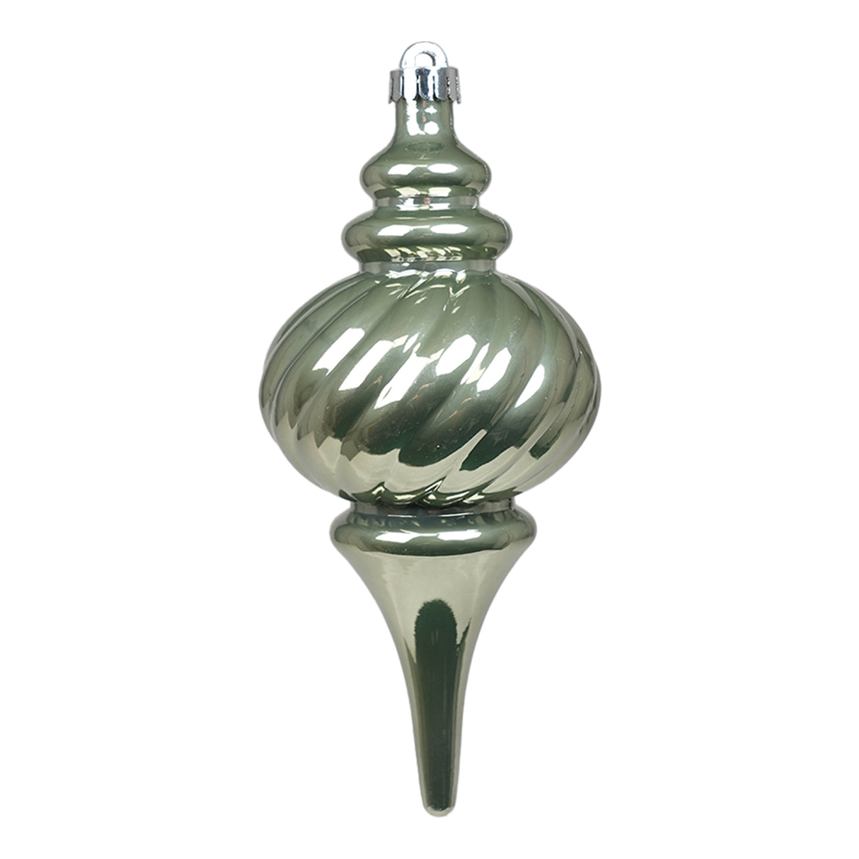 arpimex arpimex ornamento di natale a spirale appuntito 115 x 265 cm plastica verde salvia ean 8018318537226