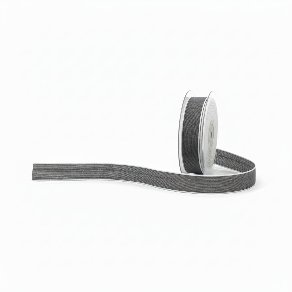 arpimex ar nastro nancy 16 mm 20 mt grigio opaco rifiniture bianche lino viscosa ean 8018318186097