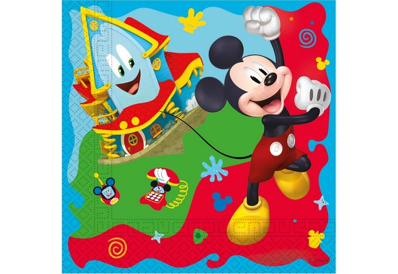 immagine-1-bigiemme-tovagliolo-mickey-rock-the-house-33-x-33-cm-20-pz-ean-5201184938249