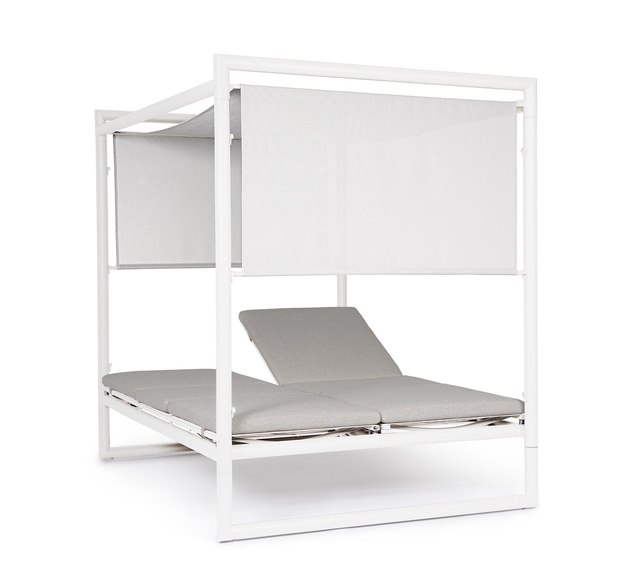 bizzotto bizzotto daybed konnor bianco struttura alluminio 213 x 149 x 196 cm tessuto idrorepellente ean 8051836690127