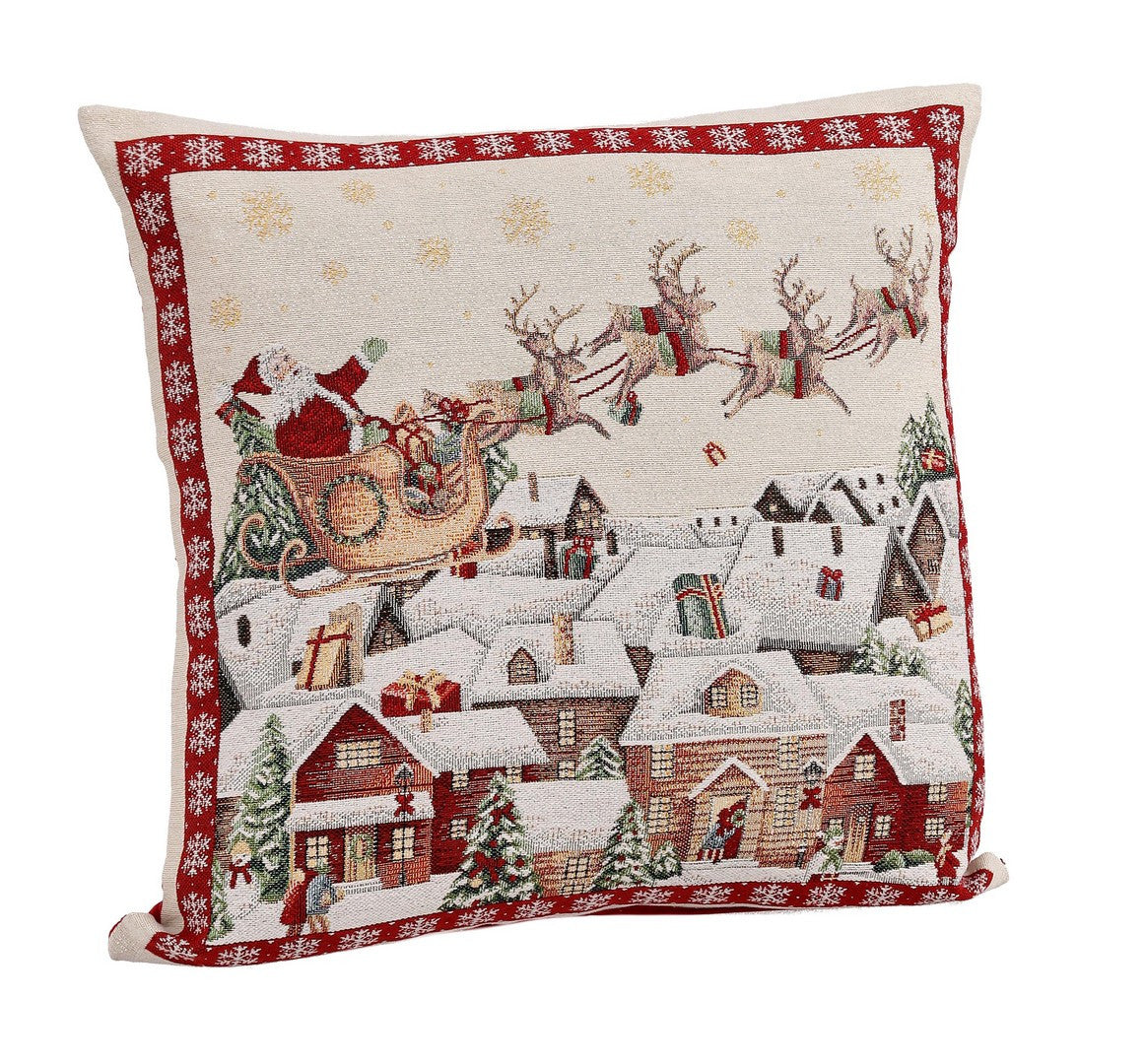 bizzotto bizzotto federa cuscino babbo natale lapland 45 x 45 cm bianco ean 8051836704046