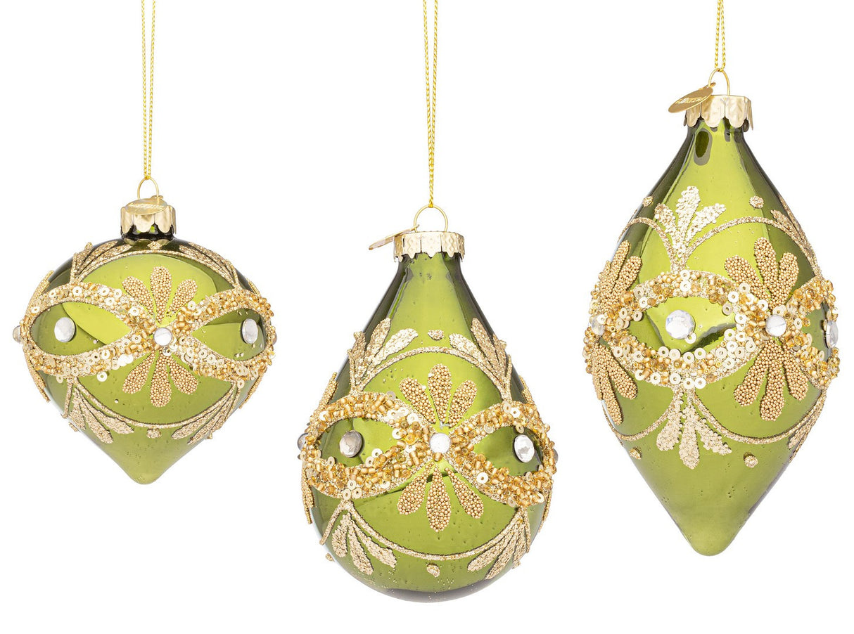 bizzotto bizzotto pendaglio di natale garish ass vetro verde 1 pz ean 8051836734760