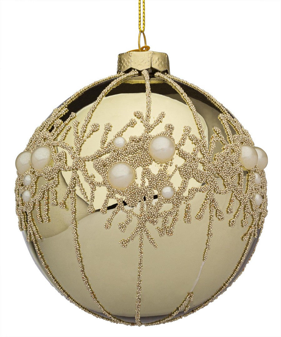 bizzotto bizzotto sfera di natale gem d 100 mm vetro lucido champagne ean 8051836742215