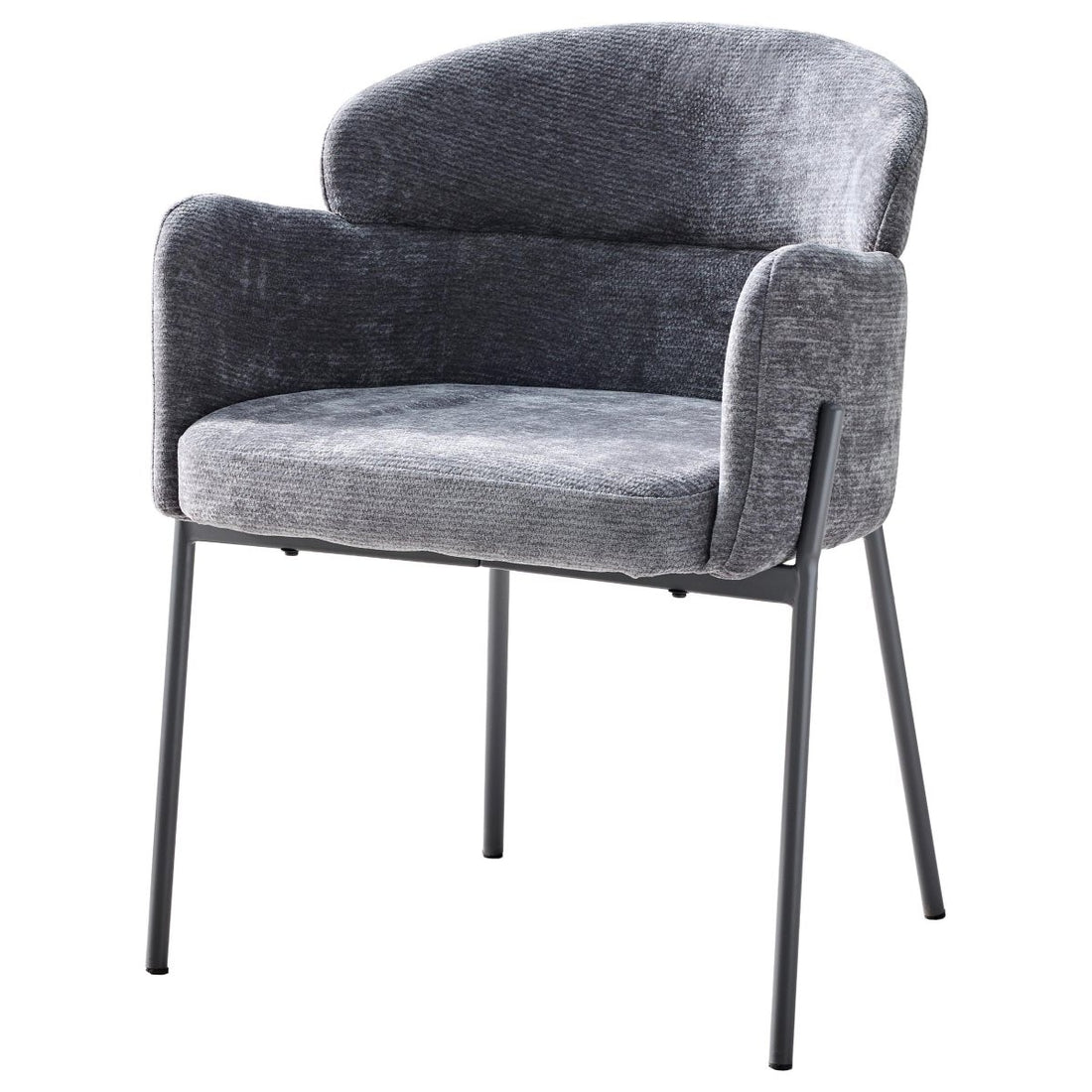 di mo commerciale di mo commerciale poltrona iris in tessuto grigio con gambe in metallo sedia da arredo design moderno ean 8010402524037